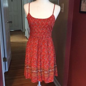 Old Navy Orange Floral Boho Sundress (NWT). Sz XS